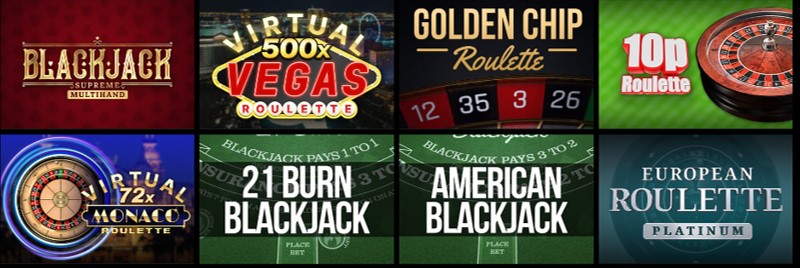 Juegos de Mesa del casino Librabet