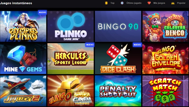 Juegos Instantâneos de Librabet Casino