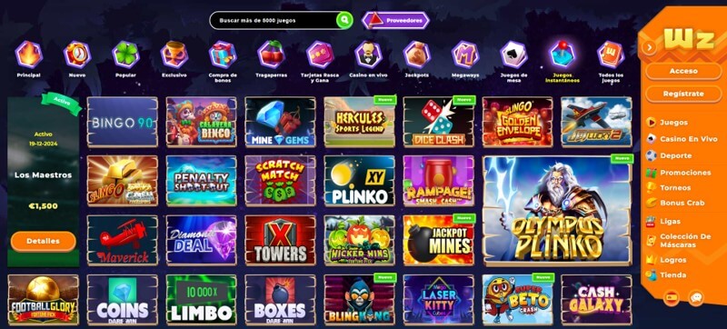 Wazamba - Otros juegos de casino